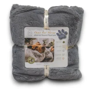 4 Cats & Dogs Pixie Throw Faux Fur, 50x60"
