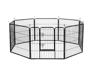 8 Panels Pet Dog Exercise Playpen Crate 80CM