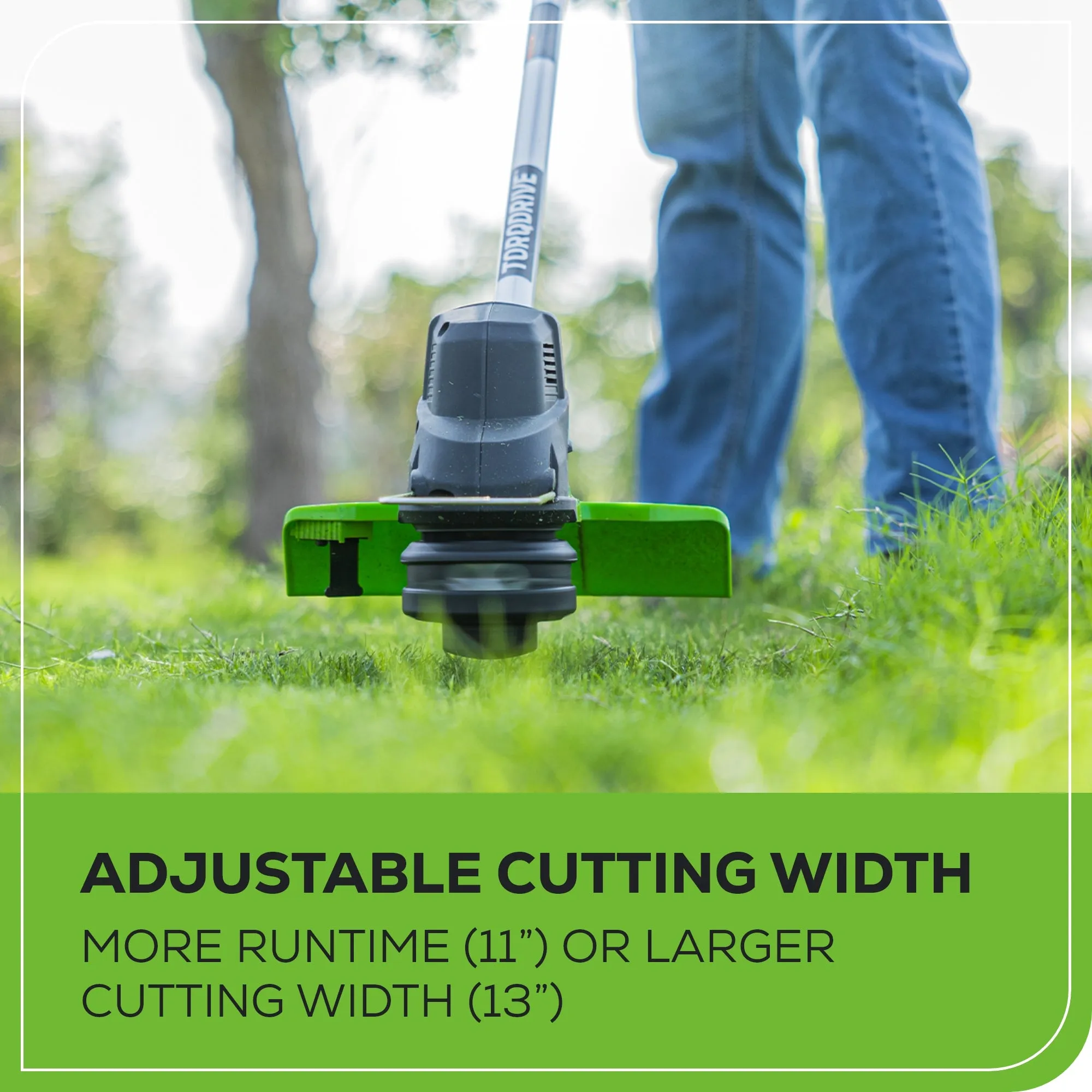 80V 13" String Trimmer w/ 2.0Ah Battery & Rapid Charger