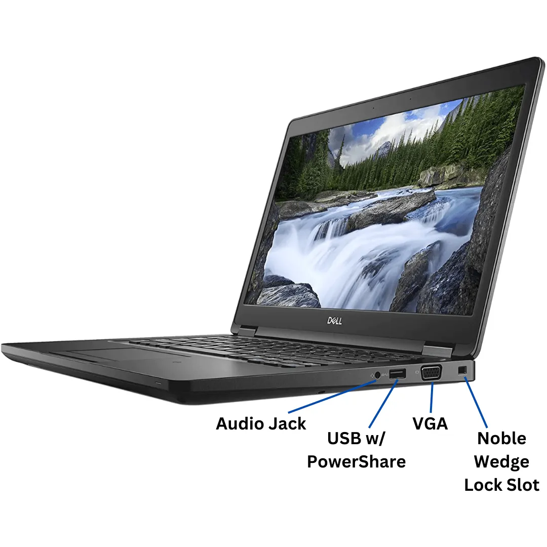 Bundle | Dell Latitude 14" 5490 i5 Gen 8 Laptop | Dell Dock | Dell 22" Monitor | Dell Keyboard/Mouse | Windows 11
