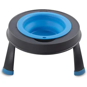 Dexas Elevated Single Feeder Blue Small
