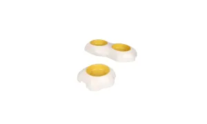 Egg Yolk Food Pet Bowl