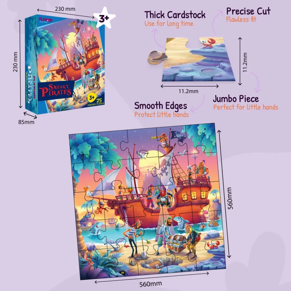 Enchanted World Of Unicorn   Sneaky Pirates Puzzle For Kids