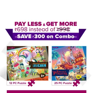 Enchanted World Of Unicorn   Sneaky Pirates Puzzle For Kids