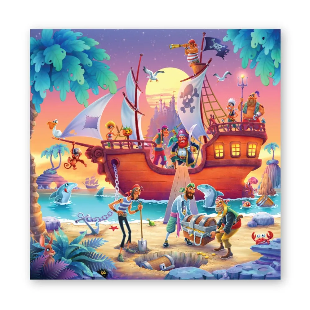 Enchanted World Of Unicorn   Sneaky Pirates Puzzle For Kids