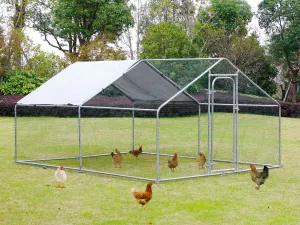 Farming Bingo Metal Outdoor Chicken Coop 3 x 4m