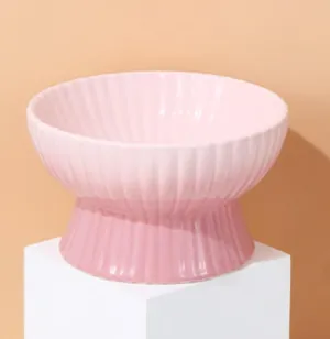 Gradient Ceramic Elevated Cat and Dog Bowl - 250ml
