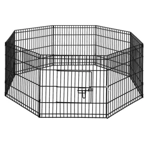 i.Pet Pet Dog Playpen 24'' 8 Panel Puppy Exercise Cage Enclosure Fence