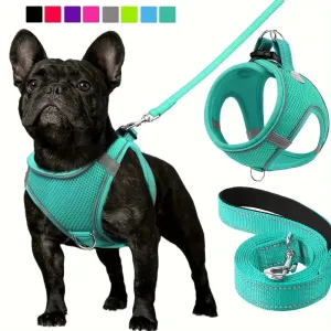 Joytale Reflective Dog Harness & Leash Set