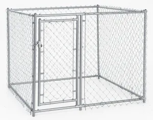 Lucky Dog Galvanized Chain Link Kennel