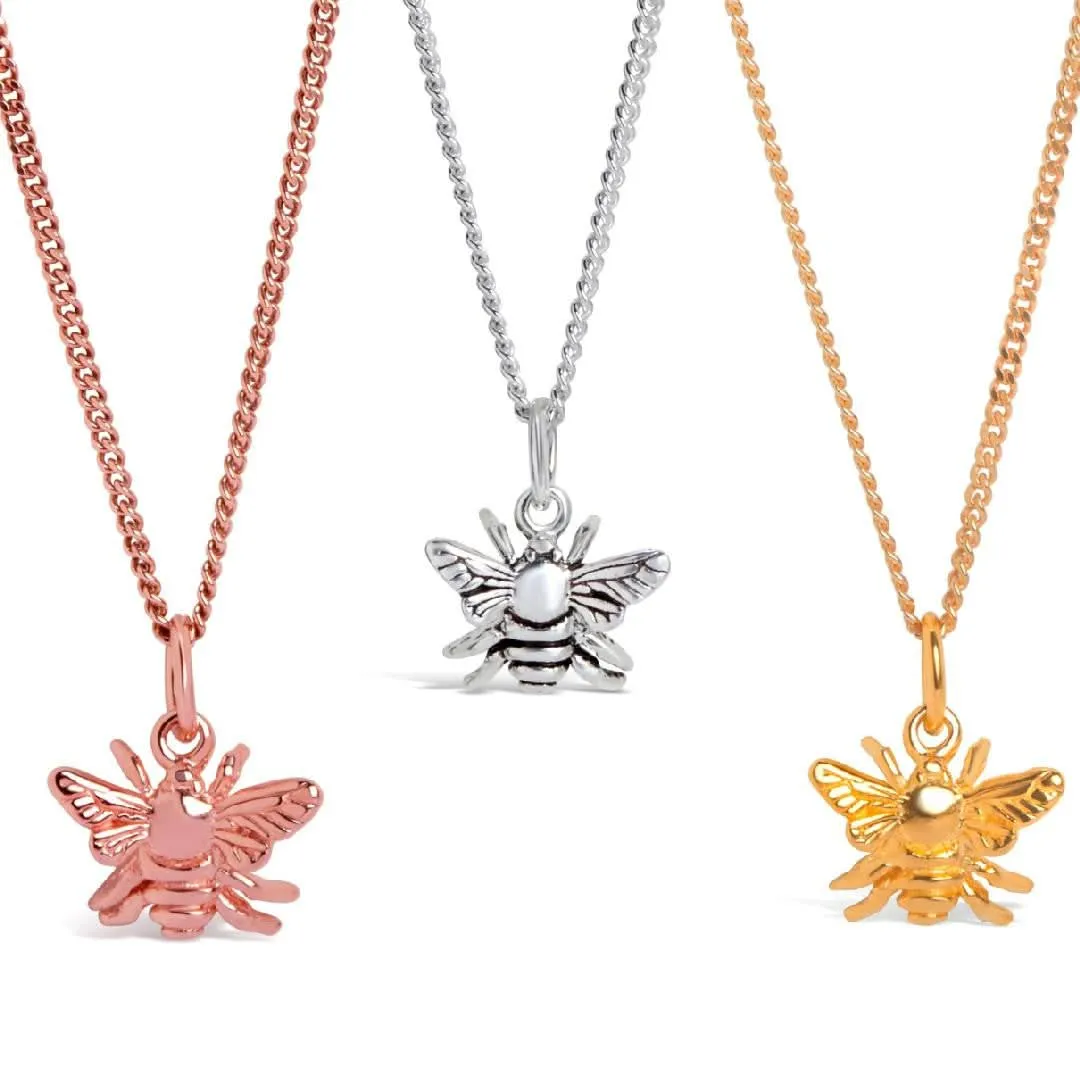 Men's Bee Pendant | Silver