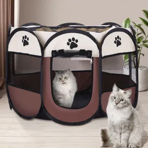 Mesh Portable Foldable Pet Playpen