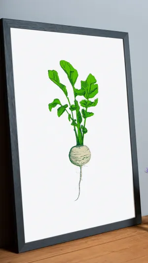 Neep Vegetable Print (Seconds)
