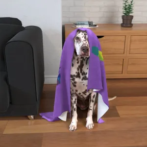Pet Blanket Throw - Geometric Cat