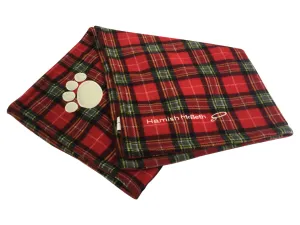 Red Tartan Dog Blanket