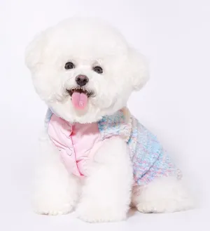 Retro Zipper Jacket: Cozy Fleece Coat for Dogs and Cats - Perfect Winter Pet Costume