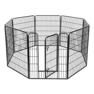 TheLAShop Heavy Duty Dog Kennel Playpen 40"H 8-Panel 22sq. Ft